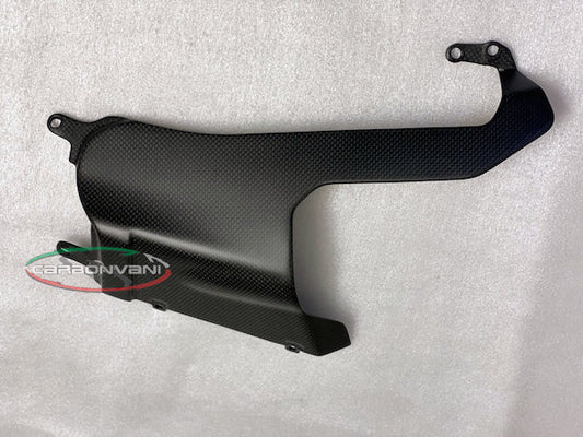 CARBONVANI Ducati Panigale V4 (2022+) Carbon Exhaust Guard (for Akrapovic; left)