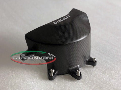 CARBONVANI Ducati Streetfighter V4 (2020+) Carbon Clutch Cover Protection (for OEM clutch)