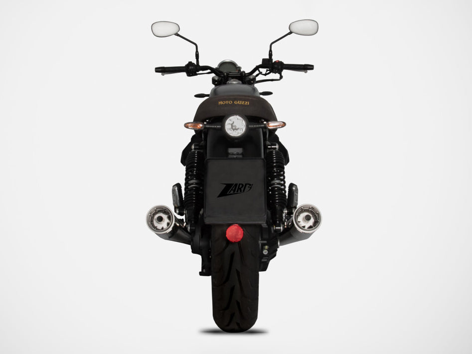 ZARD Moto Guzzi V7 850 (2021+) Double Slip-on Exhaust – Accessories in the 2WheelsHero Motorcycle Aftermarket Accessories and Parts Online Shop