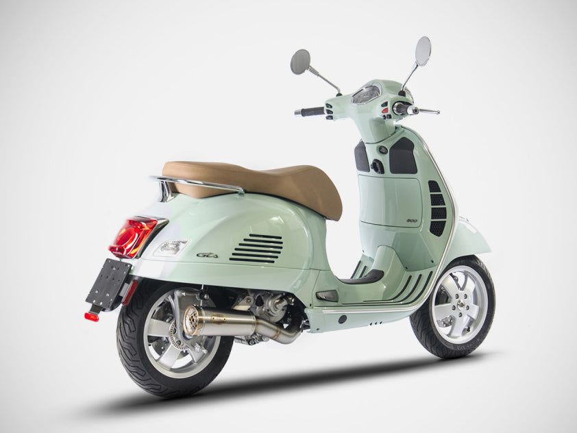 ZARD Piaggio Vespa GTS 30 (20/23) Slip-on Exhaust (racing) – Accessories in the 2WheelsHero Motorcycle Aftermarket Accessories and Parts Online Shop