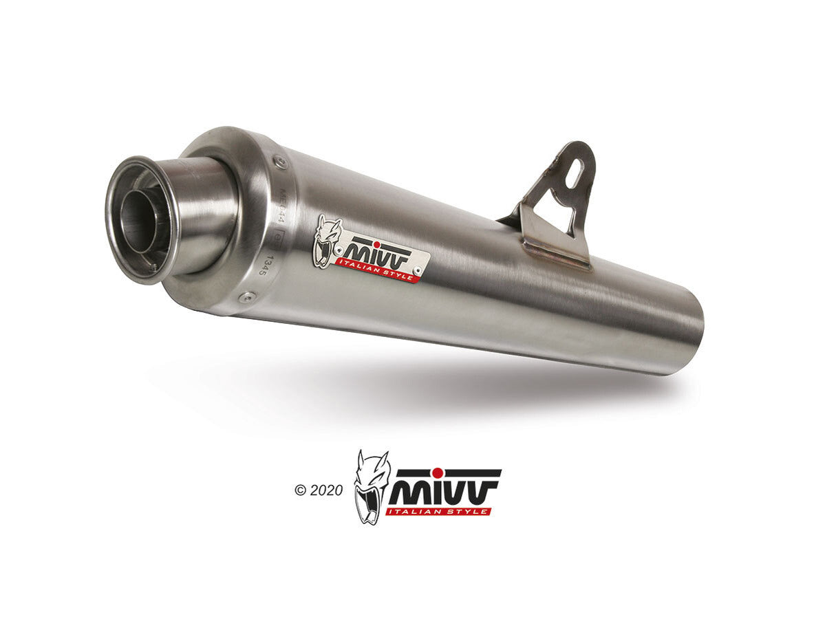 MIVV K.015 KAWASAKI ER-6N / F ( 2005 / 11 ) Slip On Exhaust "X-Cone" (stainless steel; not approved) – Accessories in the 2WheelsHero Motorcycle Aftermarket Accessories and Parts Online Shop