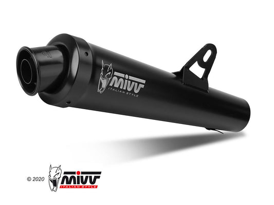 MIVV H.020 HONDA Hornet 600 ( 2003 / 06 ) Slip on Exhaust "X-Cone" (black; approved) – Accessories in the 2WheelsHero Motorcycle Aftermarket Accessories and Parts Online Shop