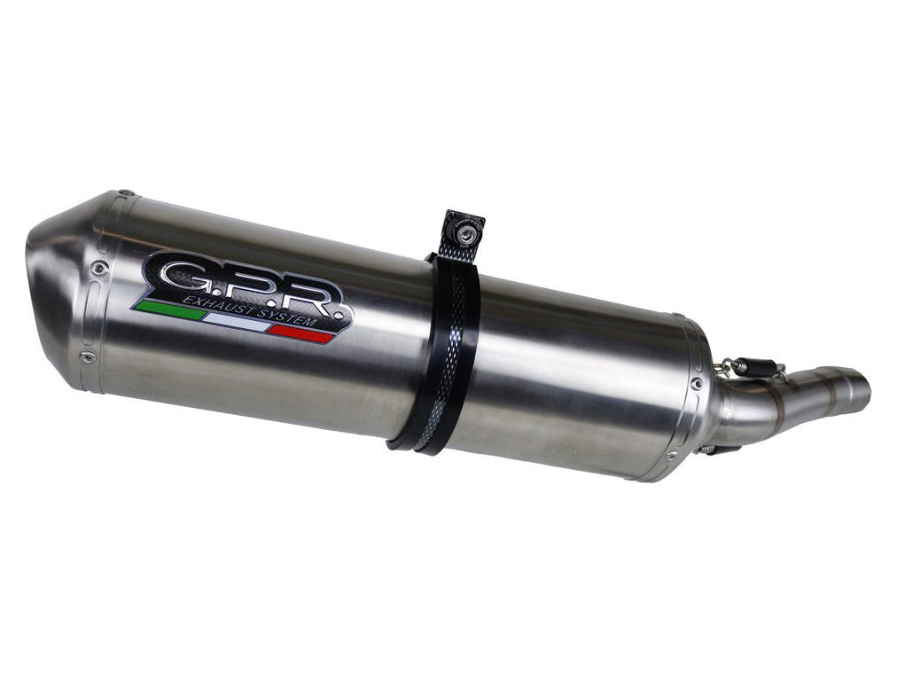 GPR Ducati Monster 821 Slip-on Exhaust "Satinox" (EU homologated)