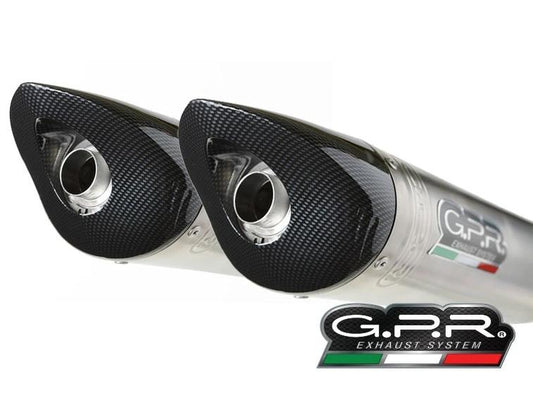 GPR Ducati Multistrada 1100 Dual Slip-on Exhaust "Tiburon Titanium" (EU homologated)