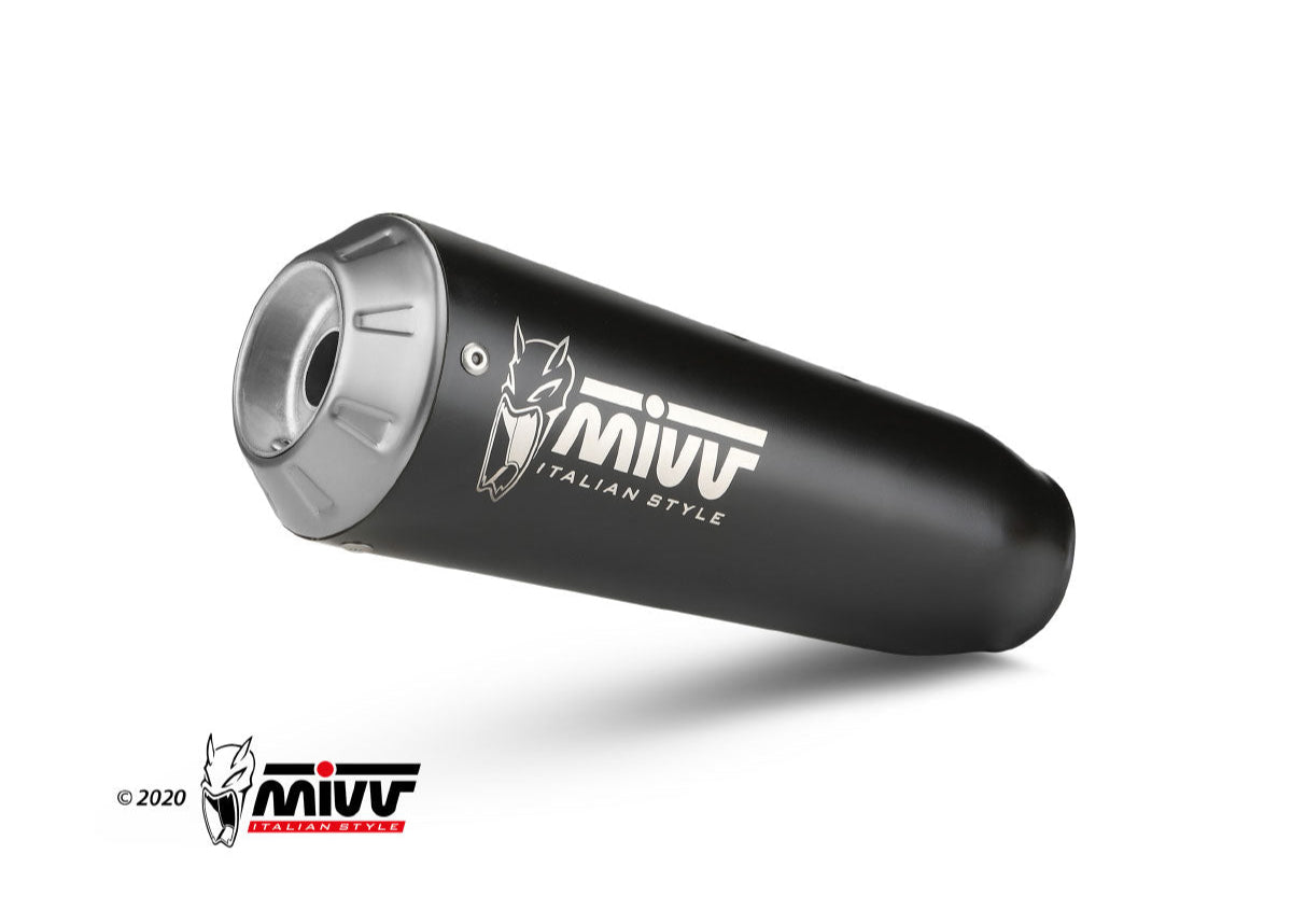 MIVV D.050 Ducati Scrambler 800 (21/22) Slip-on Exhaust "X-M1" (black; approved) – Accessories in the 2WheelsHero Motorcycle Aftermarket Accessories and Parts Online Shop