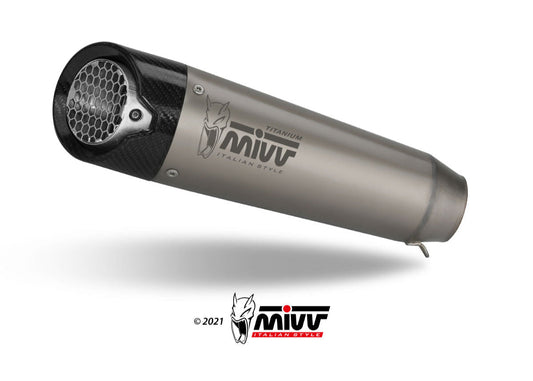 MIVV V.004 MV AGUSTA BRUTALE 800 / RR (2017+) Slip-on Exhaust "X-M5" (titanium; not approved) – Accessories in the 2WheelsHero Motorcycle Aftermarket Accessories and Parts Online Shop